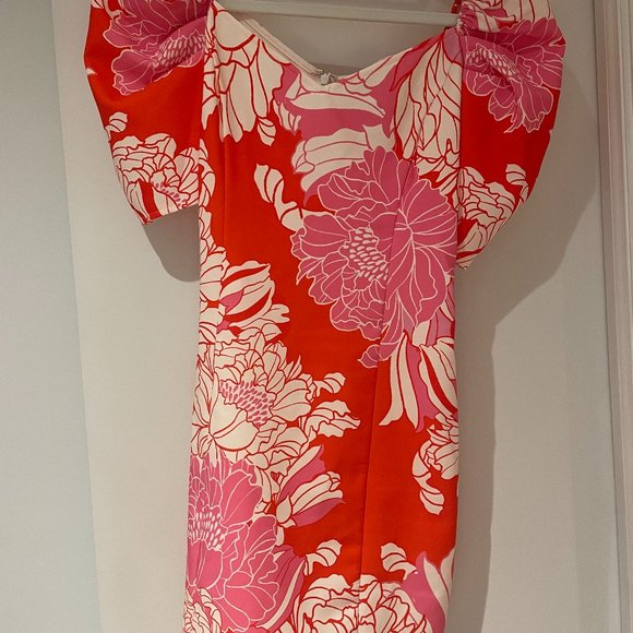 Buzzworthy Floral Puff Sleeve Mini Dress - Picture 2 of 2